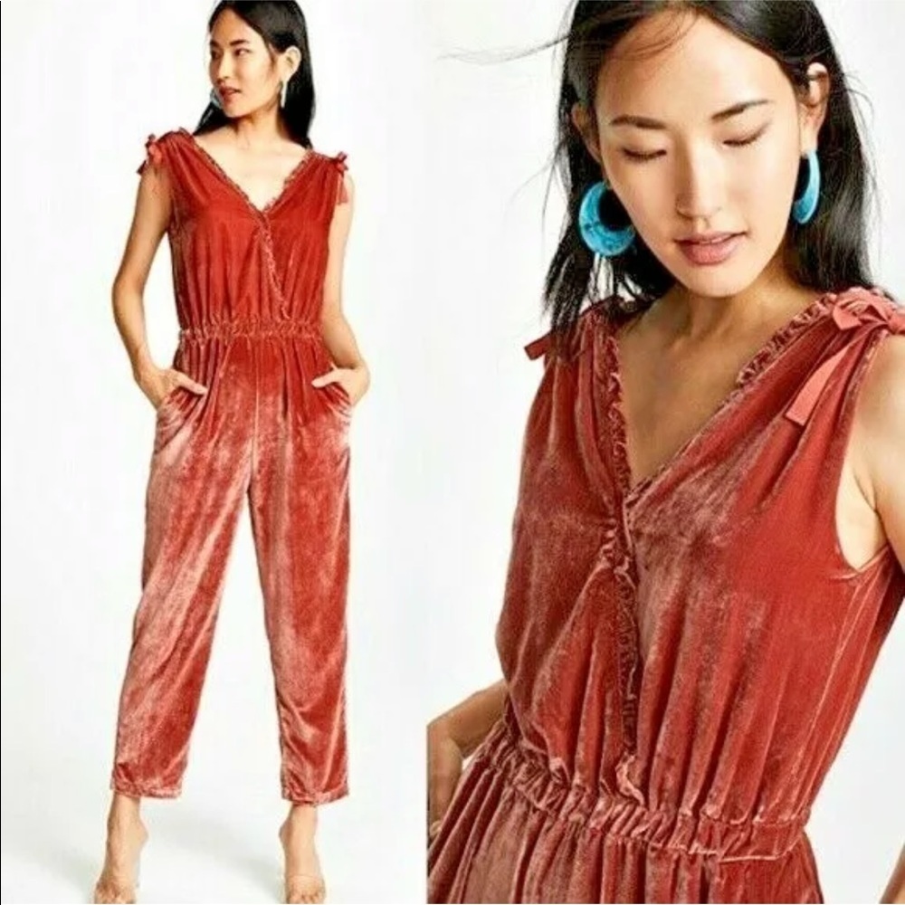 Anthropologie trivota birds of paradise jumpsuit - Picture 1 of 6